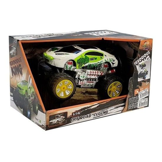 Terénní auto na dálkové ovládání Dinosarus King 1:16 bílé