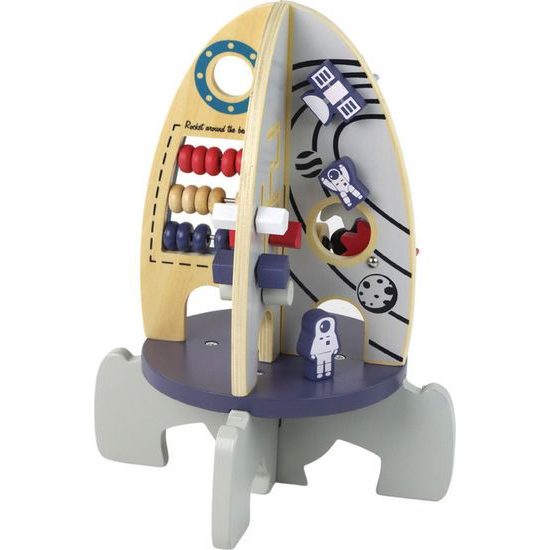 Dřevěná vzdělávací raketa