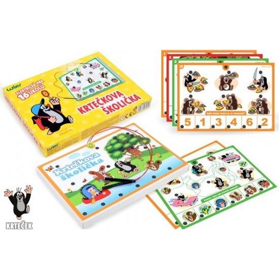 Krtečkova školička - společenská hra - Voltík na baterie
