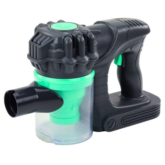 Dětský tyčový vysavač na baterie - zelený