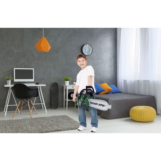 Dětská motorová pila Chain Saw zelená