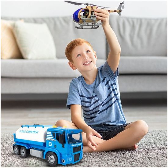 Šroubovací cisterna v kufříku se světly a zvuky Tank Truck