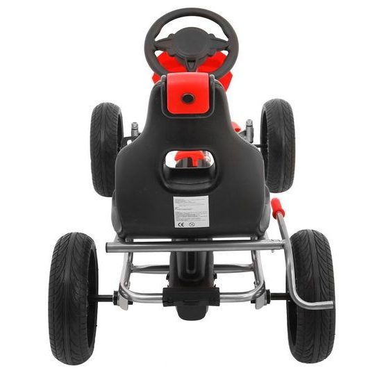 Dětská šlapací motokára Formule Grand červená