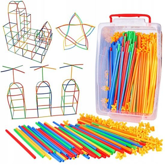 Doris kreativní stavebnice ze slámek Straws Blocks 700 dílků
