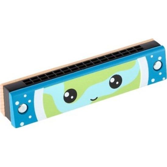 Harmonika dřevěná - mix 4 barvy