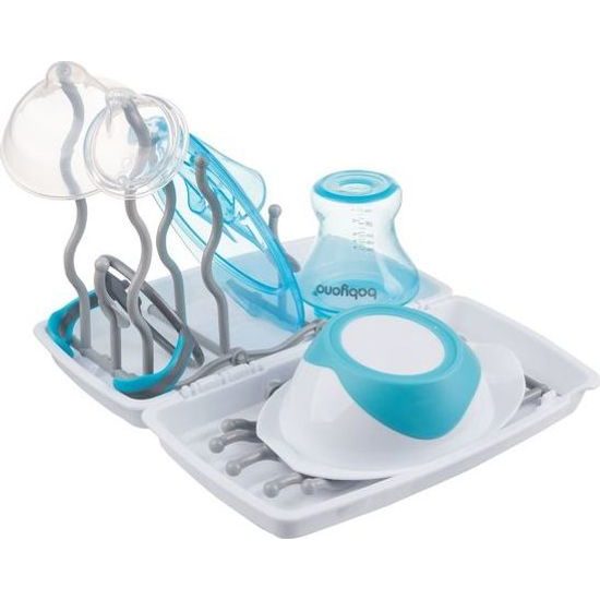 BabyOno Stojan na odkapávání lahví bílý