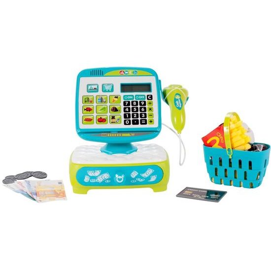 Dětská elektronická pokladna s LED displejem Happy Cash