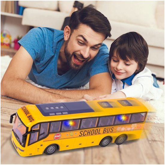 Autobus na dálkové ovládání School Bus 1:30