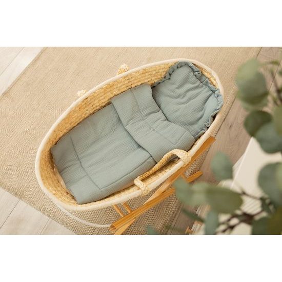 Mušelínová sada do kočárku Sensillo - khaki