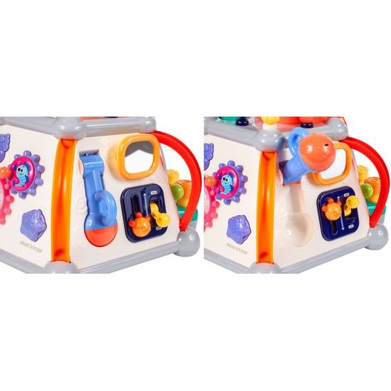 Huile Toys multifunkční kostka pro nejmenší se zvuky Activity Pyramid