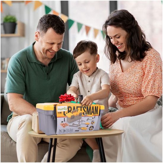 Sada dětského nářadí v kufříku Craftsman Box