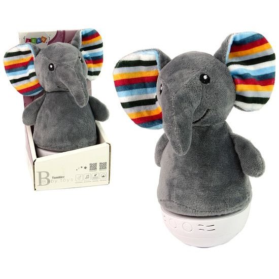 Interaktivní plyšový slon - lampička Baby Tumbler
