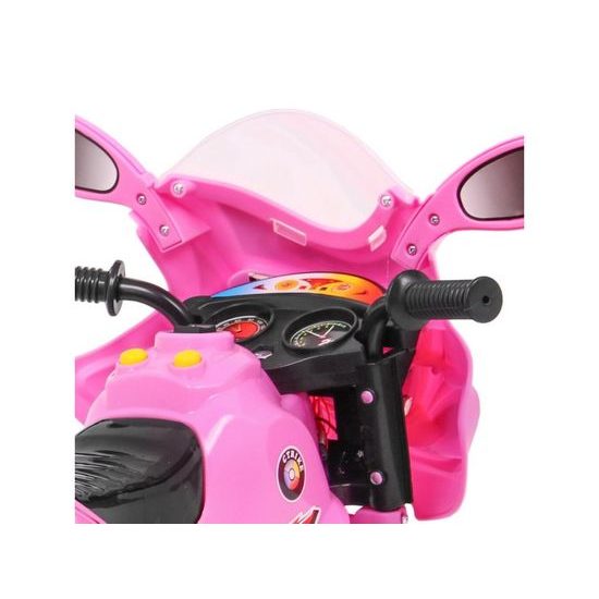 Dětská elektrická tříkolka Racing Pink