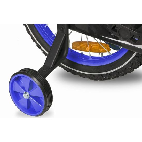 Mexller dětské kolo BMX 16" s vodící tyčí černomodré