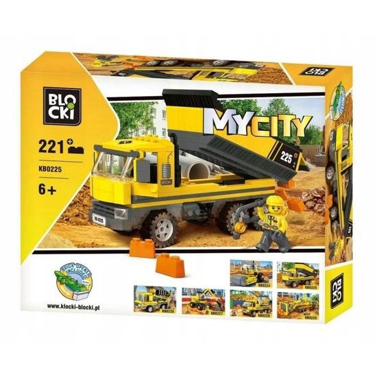 Blocki MyCity stavebnice nákladní auto sklápěč 221 dílků