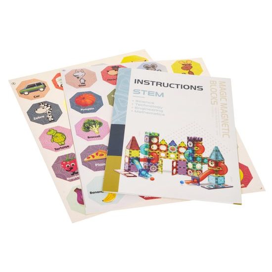 Doris magnetická stavebnice se skluzavkou Magic Magnetic 96 dílů