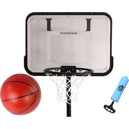 Basketbalový koš na kolečkách černý 3m