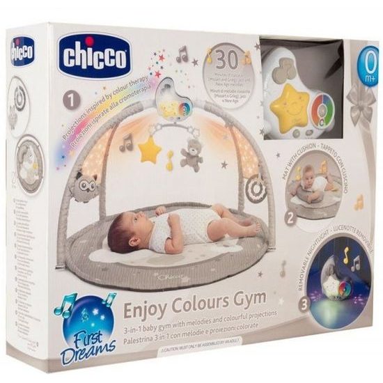 Chicco hrací deka s projekcí a melodiemi neutrální