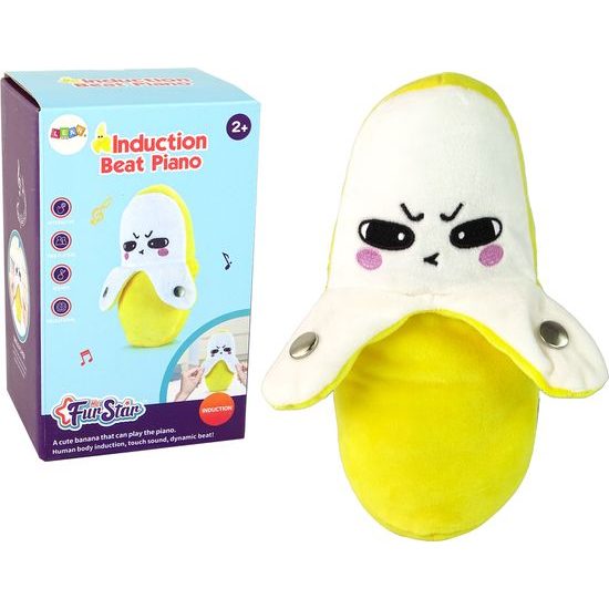 Plyšový interaktivní banán 22 cm