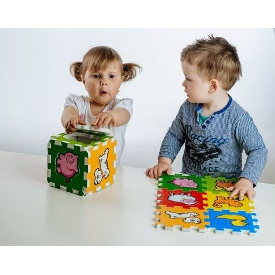 Pěnové puzzle - Moje první zvířátka - 6ks