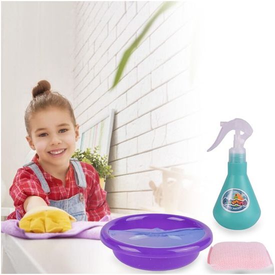 Dětský úklidový vozík s příslušenstvím Cleaning Playset