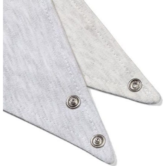 Dětský šátkový bryndáček - kytičky 2ks