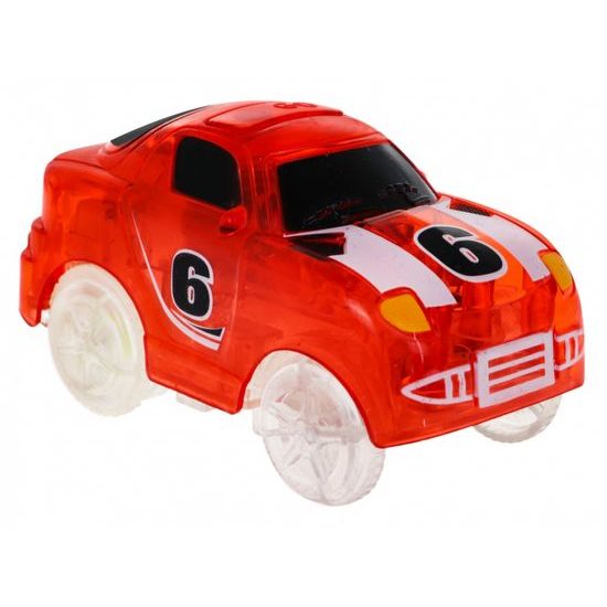 Svítící autodráha s autíčkem na baterie 145 dílků Twister Tracks