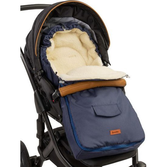 Vlněný zimní fusak Navy