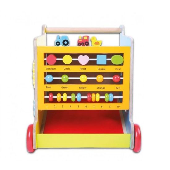 Ecotoys velké dřevěné multifunkční chodítko