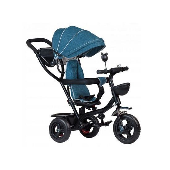 Ecotoys dětská tříkolka s otočným sedadlem Trike 2v1 zelená