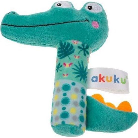 Plyšové chrastítko Krokodýl