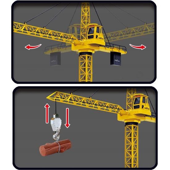 XXL jeřáb na dálkové ovládání Cheetah Crane 128 cm