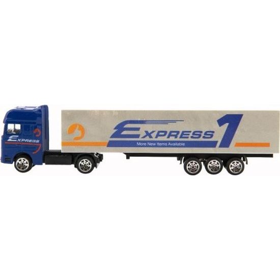 Auto kamion s návěsem na volný chod - mix druhů