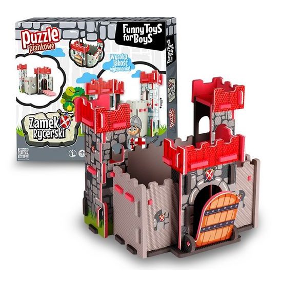 Majlo Toys pěnové puzzle Rytířský zámek 35 dílů