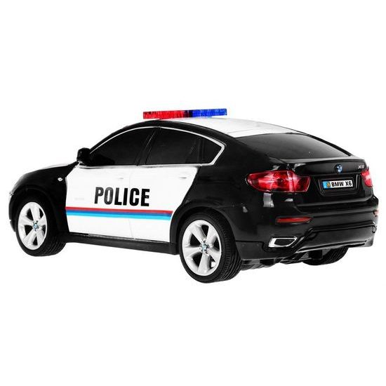 Policejní autíčko na dálkové ovládání BMW X6 1:24