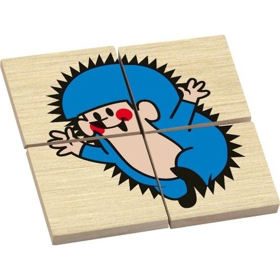 Oboustranná skládanka Krtek