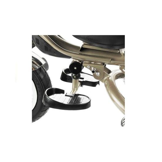 Majlo Toys tříkolka 2v1 s nafukovacími koly PRO600 béžová