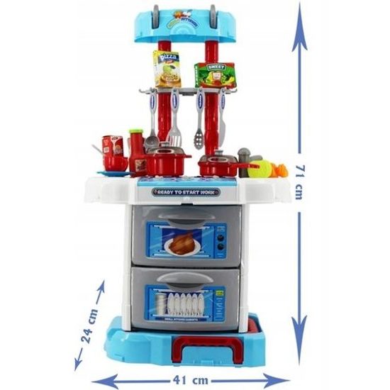 Detská skladacia kuchynka so zvukmi a svetlom Small Gourmet