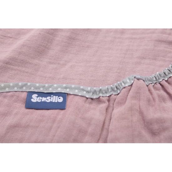 Dětská mušelinová zavinovačka Sensillo růžová