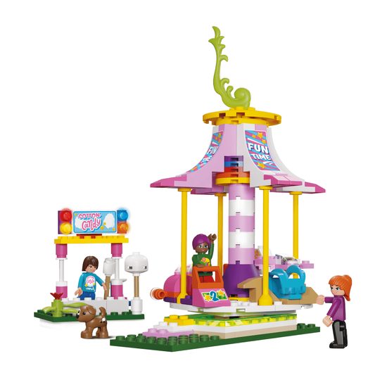 Blocki MyGirls stavebnice dětský kolotoč 160 dílků