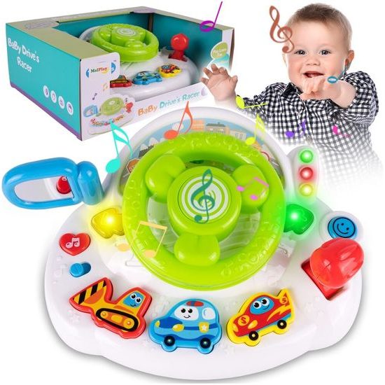 Interaktivní volant pro nejmenší se světlem a zvukem Baby Drive