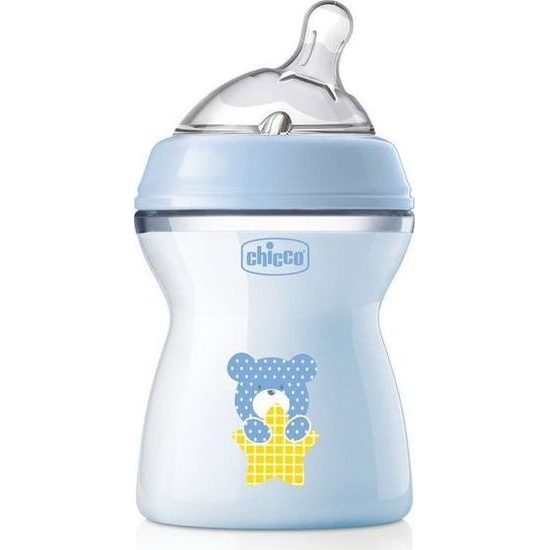 CHICCO Láhev kojenecká Natural Feeling 250ml, 2m+, Boy