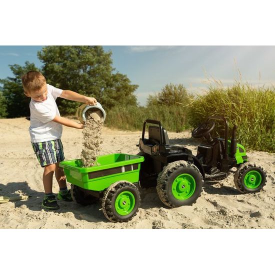 Elektrický traktor Hector zelený