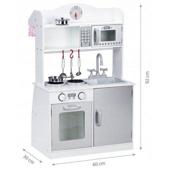 Ecotoys dětská dřevěná kuchyňka 2v1