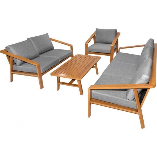 Hliníkový zahradní nábytek dvě pohovky + křeslo + stůl