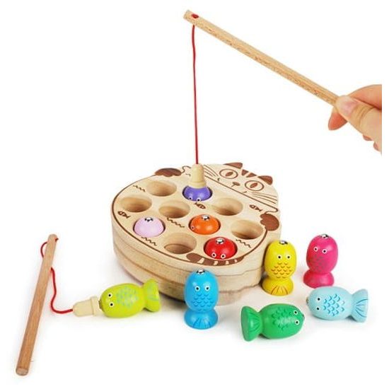 Doris dětská hra lovení rybiček na magnet Cat Fishing