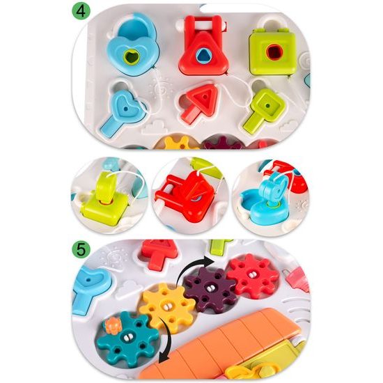 Edukační stoleček s piankem a zvuky 2v1 Game Table