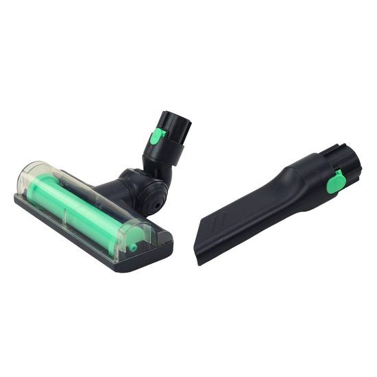 Dětský tyčový vysavač na baterie - zelený