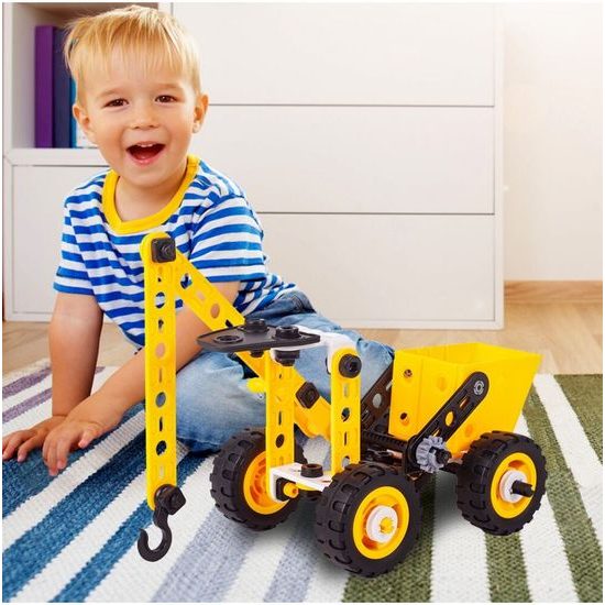 Konstrukční stavebnice 8v1 Build Play 100 dílků