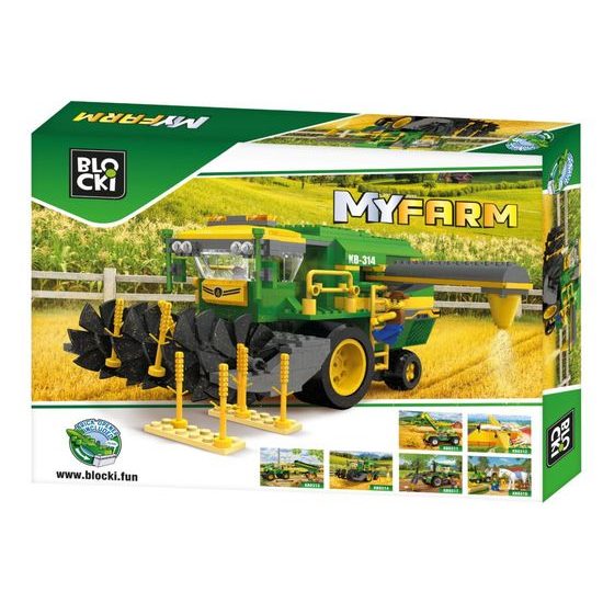 Blocki MyFarm stavebnice kombajn 371 dílků